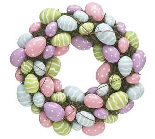 55 Easter Eggs Wreath  