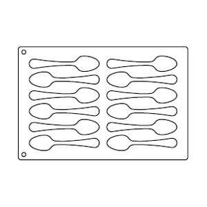 3/8" x 13.5" each Noodles Overall Sheet 10.5" x 15.5" Tuile Template
