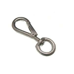 SNAP SPRING CLIP CARBINE HOOK TO SWIVEL 8MM 5/16 INCH BZP STEEL ( pack 