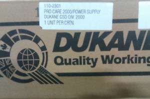 DUKANE   Pro Care 2000 Central Power Supply #110 2301  