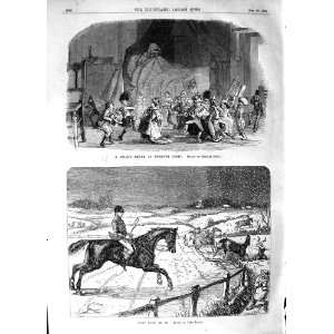    1854 ChildS Dream Twelfth Night Hunting Sport Snow