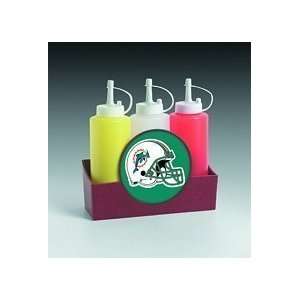  Miami Dolphins Party Animal Condiment Caddy Caddie NFL 