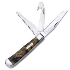  MC 3 Blade Pocket Folder Muiti Tool Knife Saw Gut Hook 
