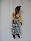 Rare Vintage Black Americana Sambo Toy Boy Puppet Marionette Hazelles 