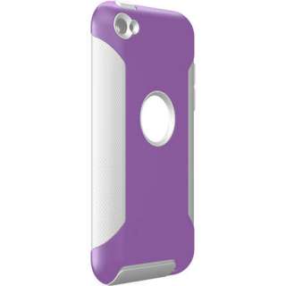   Commuter Case for Apple iPod Touch 4 4th Gen Purple/White  