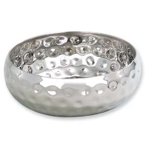  Bolt Hammered 12 inch Salad Bowl Jewelry