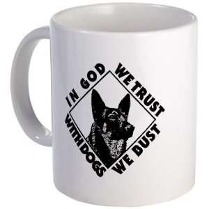 K9 Dogs Bust Military Mug by  