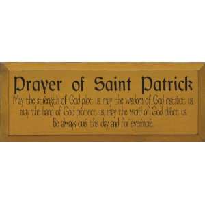  Prayer of Saint Patrick Wooden Sign