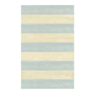    Boardwalk Stripes in Light Blue and Ivory Rug