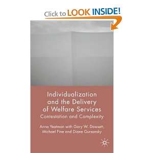  Individualization and the Delivery of Welfare Services 