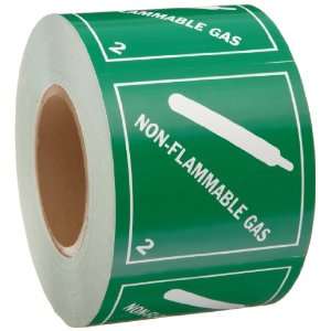   Label, White On Green Color Dot Hazardous Material Shipping Label
