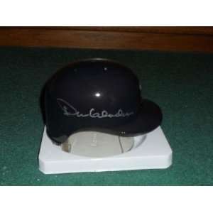 Dan Gladden autographed Minnesota Twins mini helmet 