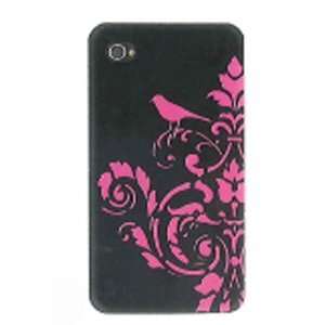  Glam Cute iPhone 4 Skin Case Pink Bird Cell Phones 
