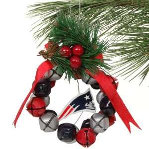  New England Patriots Bell Wreath Ornament Sports 