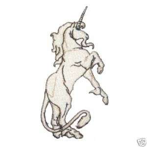 Unicorn Cream Rearing Epic Magical Horse Iron on Patch  