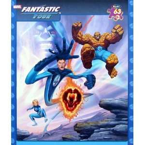  Fantastic 4 63pc. Puzzle In Action Toys & Games