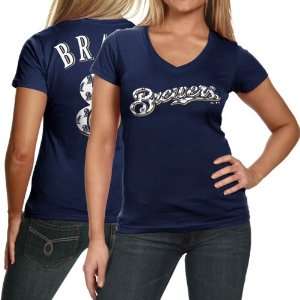 com Milwaukee Brewer T Shirts  Majestic Threads Ryan Braun Milwaukee 