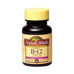  Vitamin B 12,1000 mcg,Time Release,Tablets 60 Tablets 
