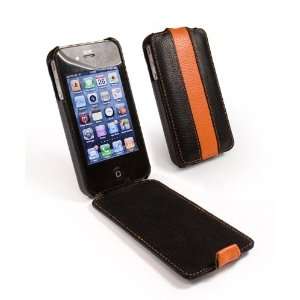  Tuff Grip slim line leather case cover for Apple iPhone 4 