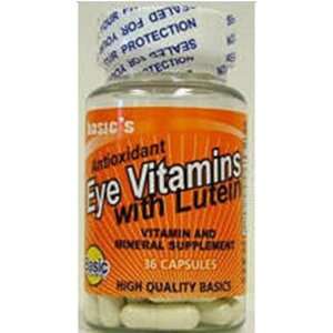  BASIC VITAMINS Antioxidant Eye Vitamin With Lutein 36 