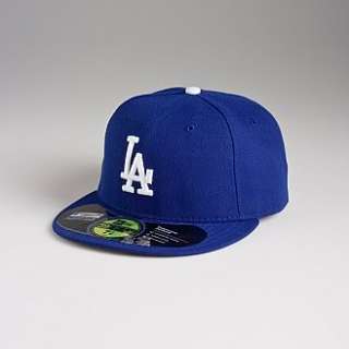 New Era Cap Fitted 5950 Los Angeles Dodgers Hat Blue  