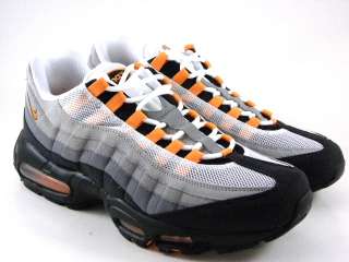 Nike Air Max 95 Gray/Black/Orange Running Trainers Gym/Work Men Shoes 