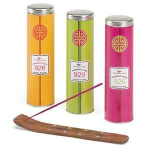  Shanghai Incense Sticks Tubes (3 Scents) with Wood Holder 