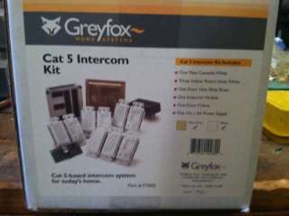 Greyfox 3 room intercom expandable plus door speaker and chime  
