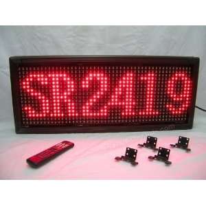  Programmable Scrolling Sign   13H x 89L x 3D