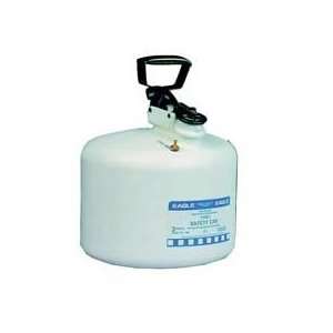  Eagle Type I Poly Safety Can   3 Gallons   White Patio 