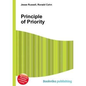  Principle of Priority Ronald Cohn Jesse Russell Books