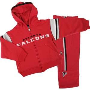  Atlanta Falcons Infant Full Zip Hooded Jacket and Pant Set 