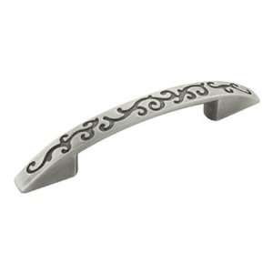   In. and 96mm Mayfair Cabinet Pull (BPP3090 SPA) Satin Pewter Antique