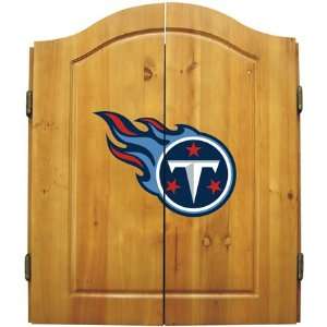  Tennessee Titans Dart Board Cabinet Set