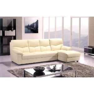  2pc Modern Sectional Leather Sofa Set #AM L326 IV
