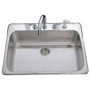  Kindred Sinks KSSL2230 9 Single Drop In Sink 18 Gauge N A 