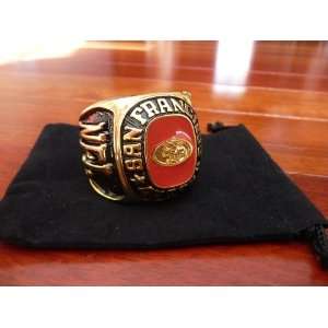  San Francisco 49ers Trophy Ring 