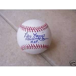  Autographed Ray Knight Ball   1986 W s Mvp Official Ml 