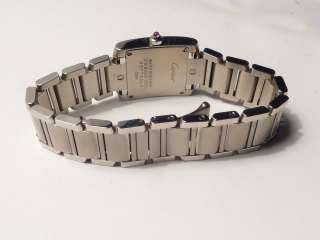 2007 CARTIER Tank Francaise Watch VS1 G Diamond Bezel  