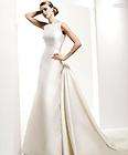 Elegant Satin Bridal Gown Wedding Dress Custom Size  