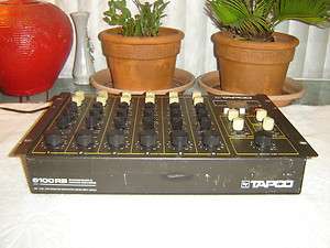   Tapco 6100RB, Expandable 6 Channel Mixer / Spring Reverb, Vintage Rack