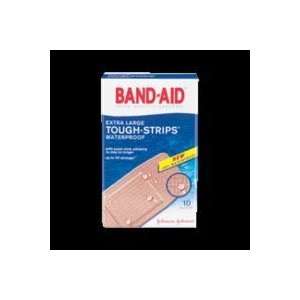   Johnson 1 3/4 X 4 Band Aid Tough Strips X Large Strip Adhesive Ba