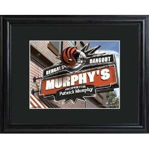  Personalized NFL Pub Sign with Wood Frame