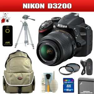 Nikon D3200 24.2 MP DSLR with 18 55mm VR Zoom Lens (Black 