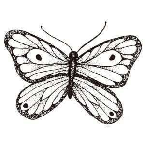  STAMP BUTTERFLY SHADED LARGE Papercraft, Scrapbooking 