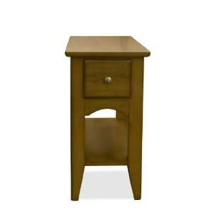  Chair side Table by Riverside   Light Wood (22410)