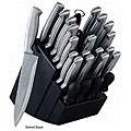 Stainless Steel/ Bamboo 16 piece Knife Set  