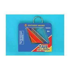  Southwest Airlines Airplane Tail Keychain Toys & Games