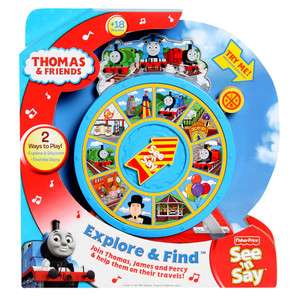   Fisher Price Thomas Friends Explore & Find See n Say Toddler Boy Gift