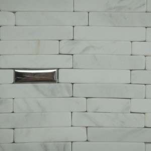 New S Steel Stone Mosaic Tile Kitchen Bathroom MBC108  